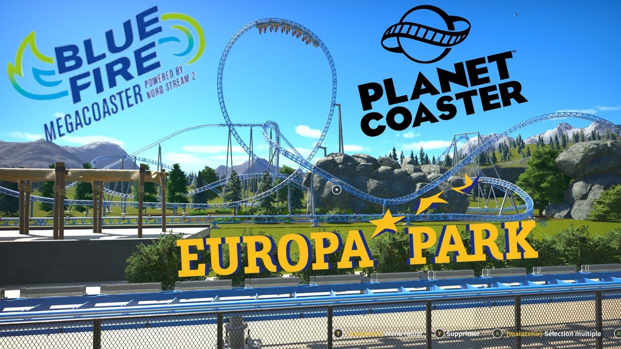 BLUE FIRE EUROPA PARK PLANET COASTER
