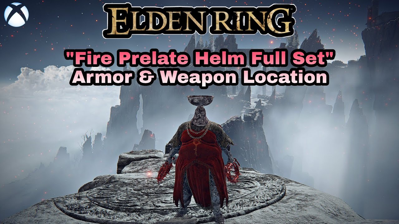 Elden Ring | Fire Prelate Helm Complete Set 