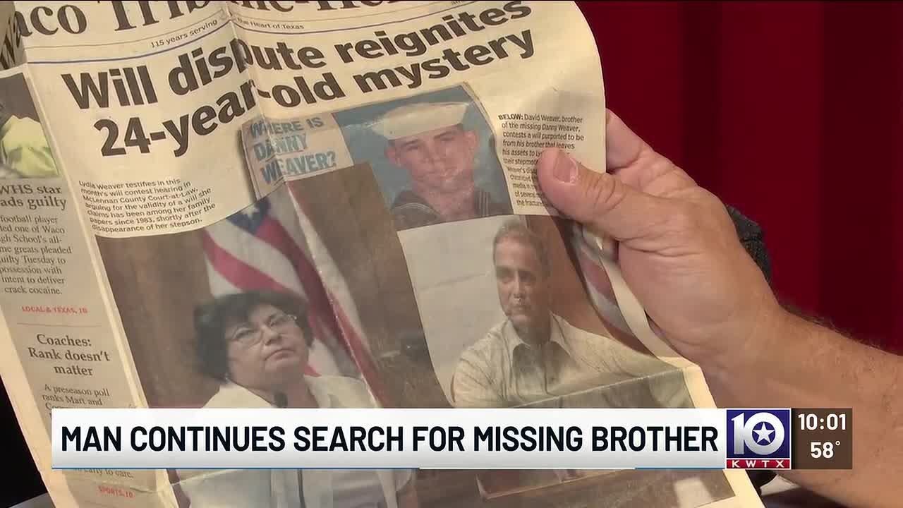 Central Texas man David Weaver continues search for brother who vanished decades ago