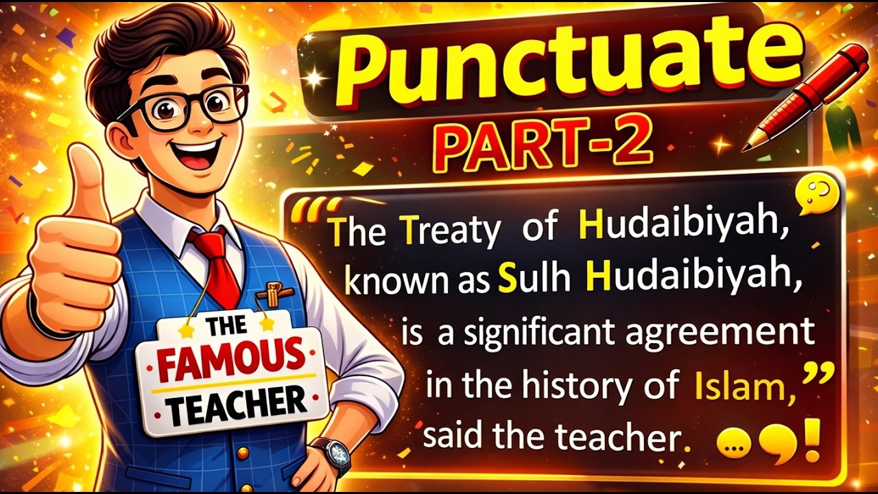How to Punctuate a Paragraph | Class 9 English Grammar | Study With Me In Pakistan