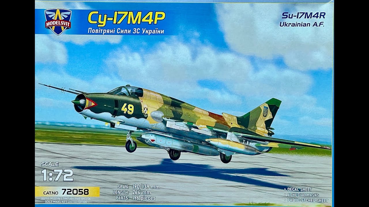 ModelSvit 1/72 Su-17M4R (72058) kit review