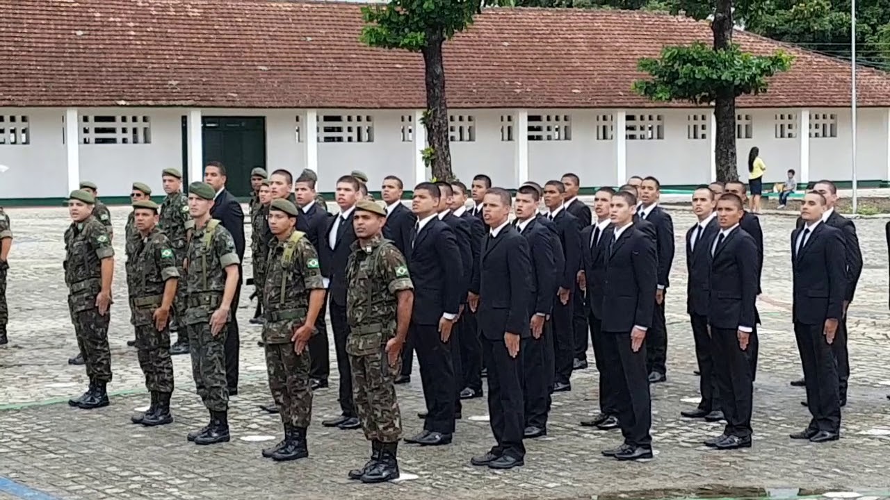 Cerimônia de formatura de incorporação do NPOR 59o BIMTZ em Maceió. Turma de 2018