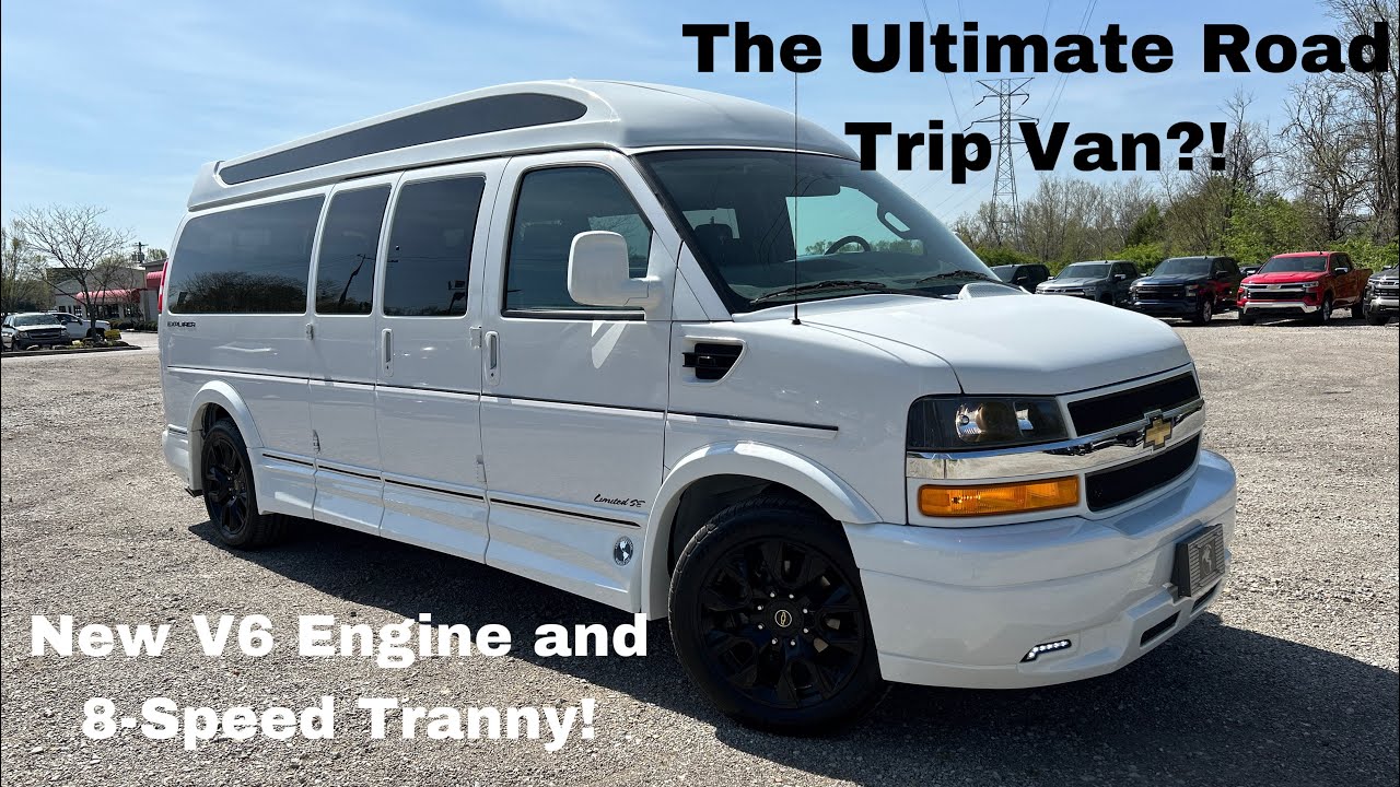 2023 Explorer Chevrolet Express 2500 9 Passenger Conversion Van 4.3 POV Test Drive & Review