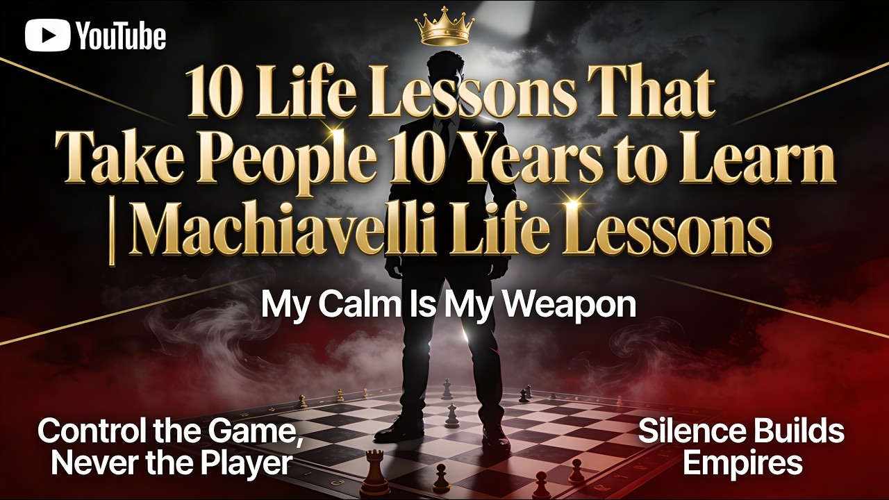 10 Life Lessons That Take People 10 Years to Learn | Machiavelli Life Lessons || Truth Lens Stories