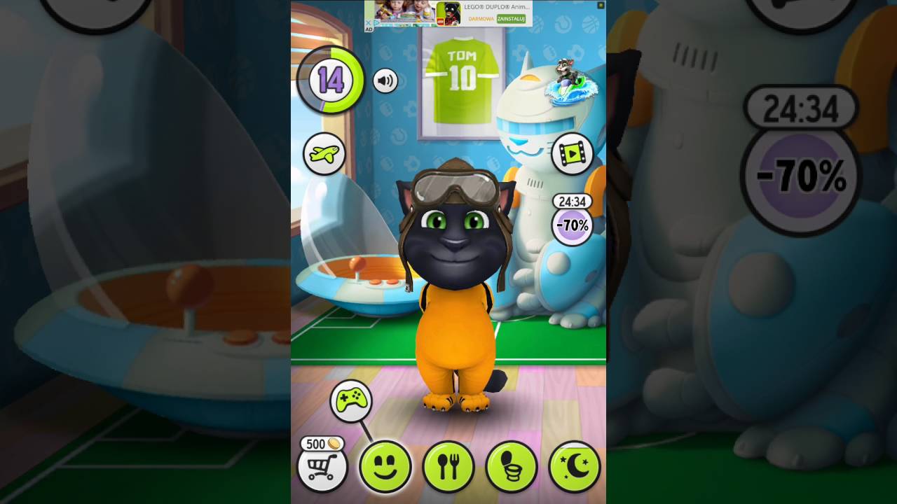 MY TALKING TOM PO POLSKU | level 14 | DARMOWE GRY DLA DZIECI i BAJKI DLA DZIECI