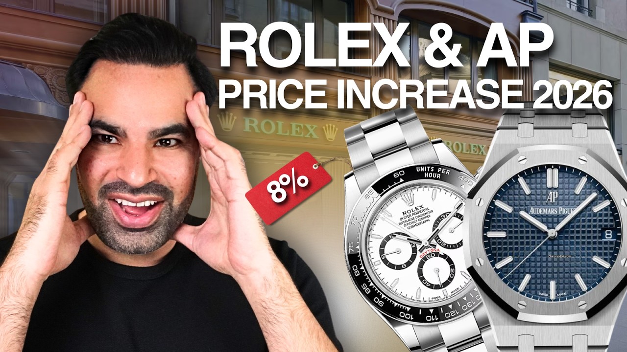 AP и Rolex повысили цены в 2026 году / Вот что это на самом деле означает.