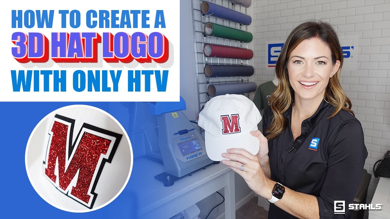 How to Create an AMAZING 3D Logo for Hats with ONLY 3 Types of HTV