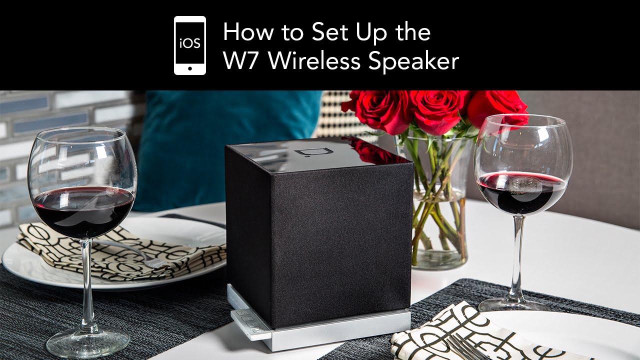 How to Set Up the Definitive Technology W7 Wireless Speaker - iOS Device