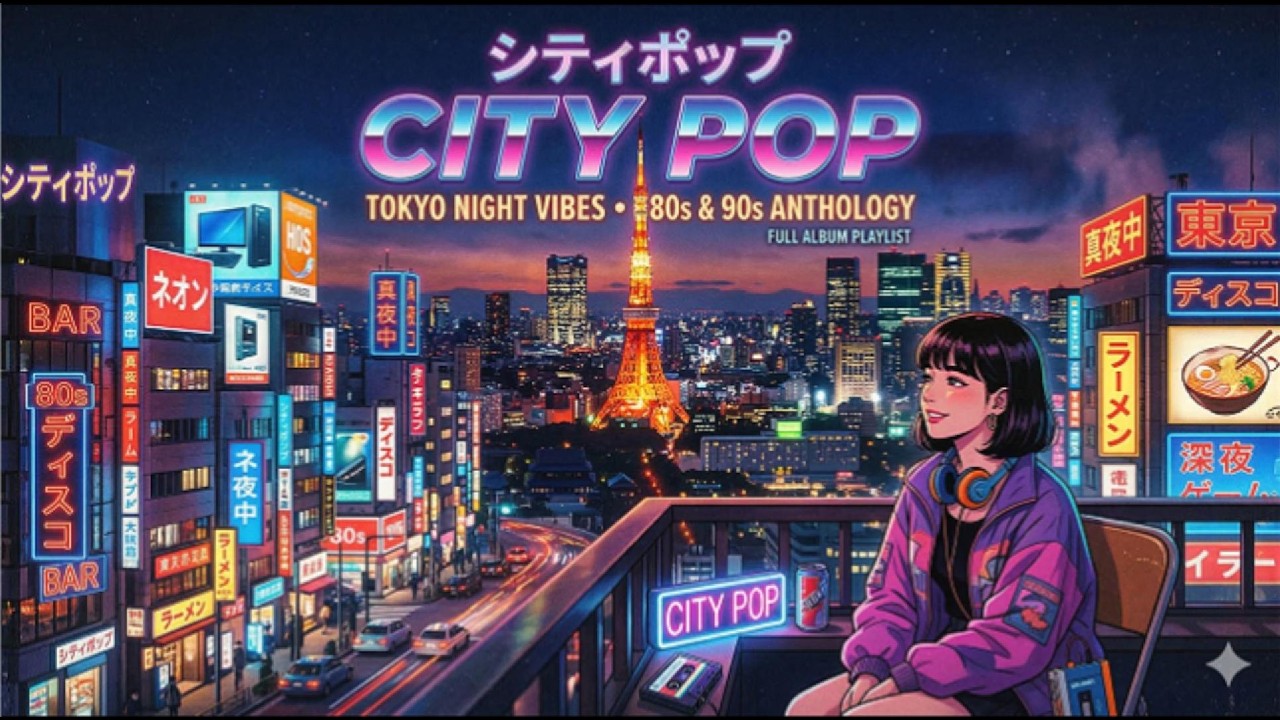 [PLAYLIST] 懐かしのシティポップ | 夜景とレトロな感性 | Chill City Pop | カフェ・散歩BGM