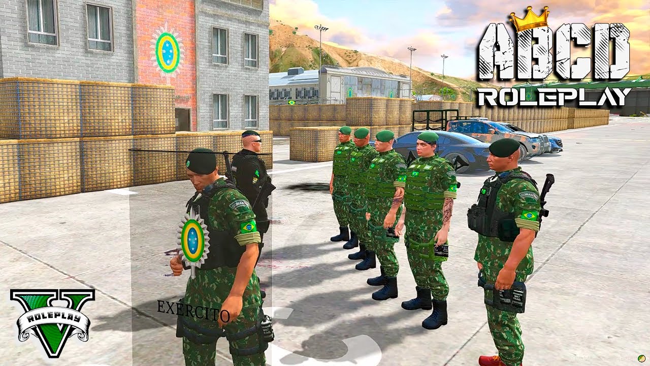 GTA V ROLEPLAY - Cidade ABCD RP - O MARECHAL VOLTOU! EXÉRCITO BRASILEIRO, NADA MUDOU! *COMANDOS*
