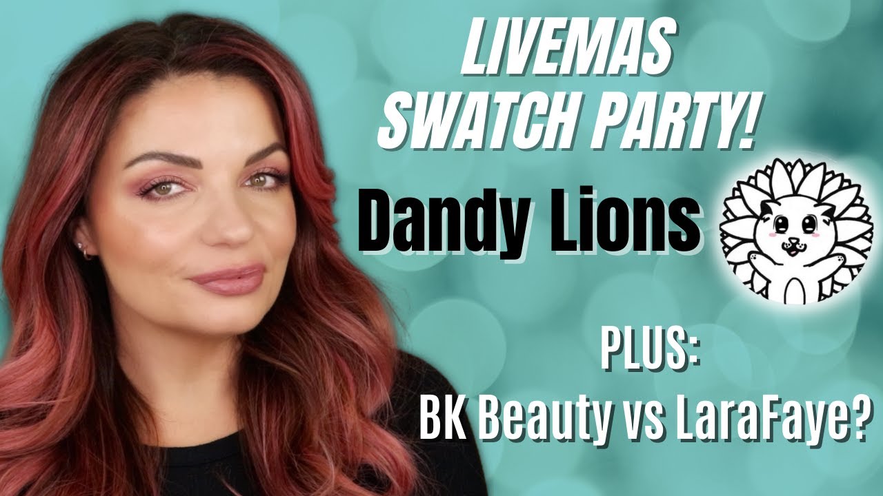 DANDY LIONS | Indie Brand Eyeshadow Swatches & BK Beauty vs LaraFaye, Battle of The Brushes!
