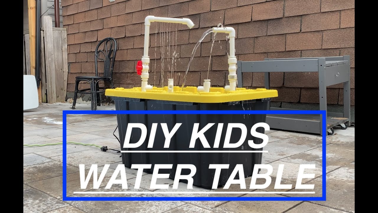 DIY Kids Water Table with Pump! **SUPER FUN!* How to build a water table?
