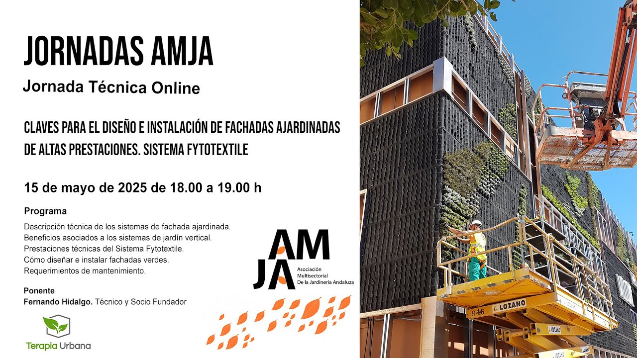 JORNADA AMJA ONLINE SOBRE SISTEMA FYTOTEXTILE