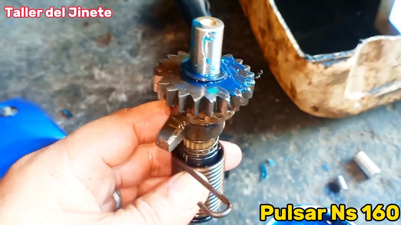 Como Acoplar el Crank De Arranque De Una Pulsar Ns 160