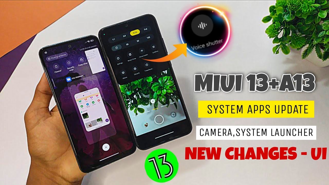 Miui 13+A13 New System Apps Update - Camera 4.5 , System Launcher 😍 New Changes ⚡⚡