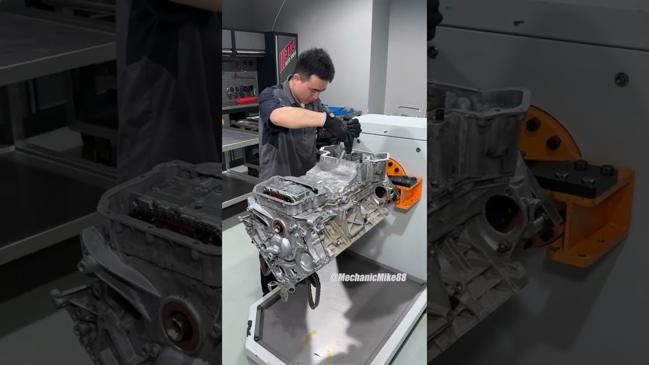 Mercedes-Benz C63 Engine Assembly Process – Precision Breakdown of the AMG Powerhouse