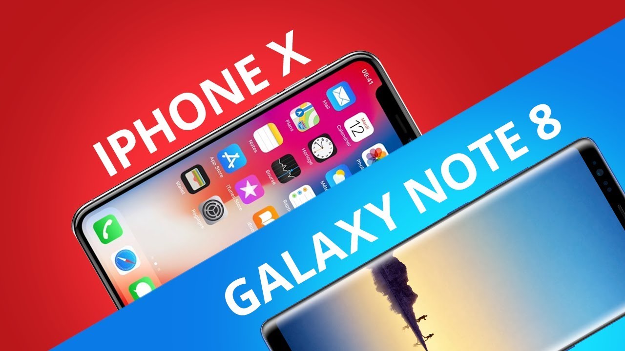 iPhone X vs Galaxy Note 8 [Comparativo]