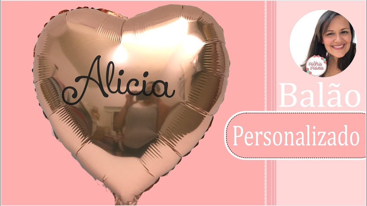 Como personalizar balões
