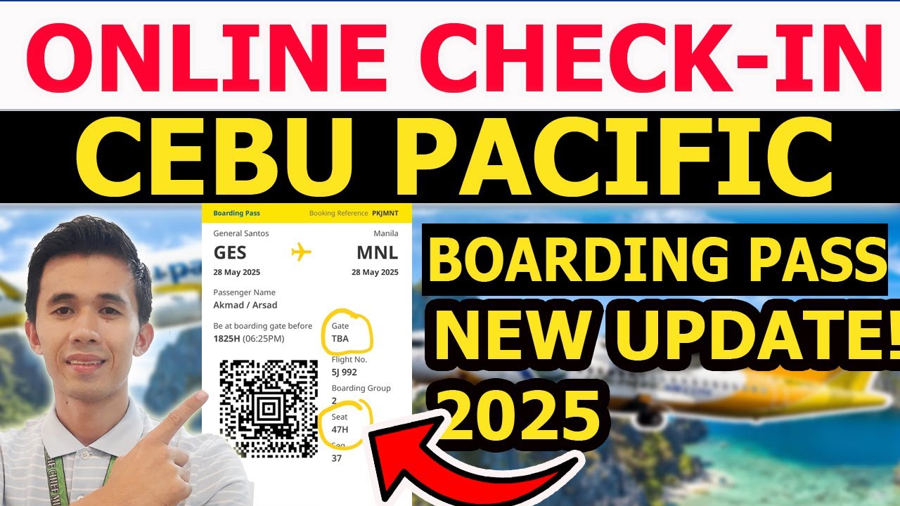 ONLINE CHECK-IN ON CEBU PACIFIC | HOW TO GET BOARDING PASS ONLINE | NEW UPDATE 2025 | PART 3
