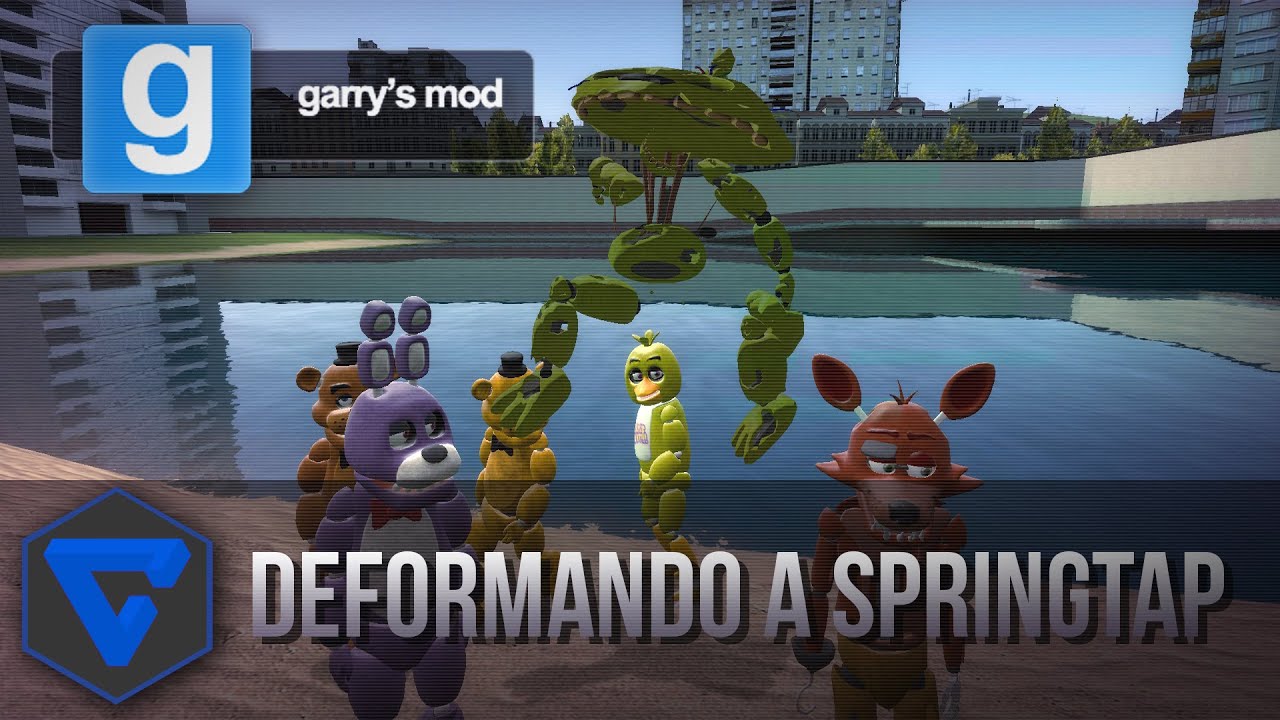 Deformando A Springtrap ! Five Nights At Freddy'S 3 Funny Derp Animatronics Npc Gmod
