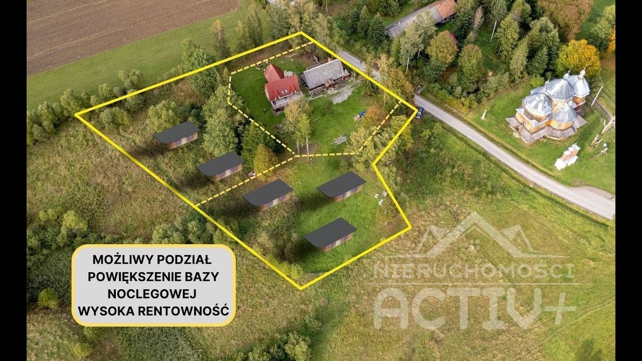 2 całoroczne domy z bala na wynajem. BIESZCZADY 0,5ha, 949990zł. SZCZEGÓŁY OPIS PONIŻEJ =Eng. below=