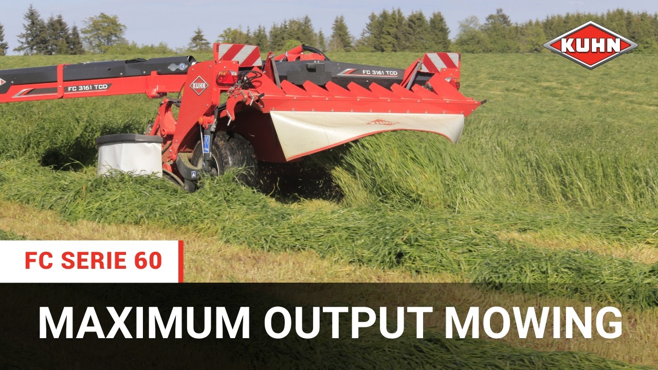 KUHN FC serie 60 - Mower Conditioners (In action)