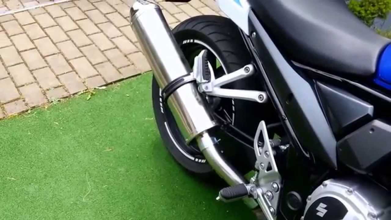 Suzuki GSX650F Stock Vs. Scorpion exhaust