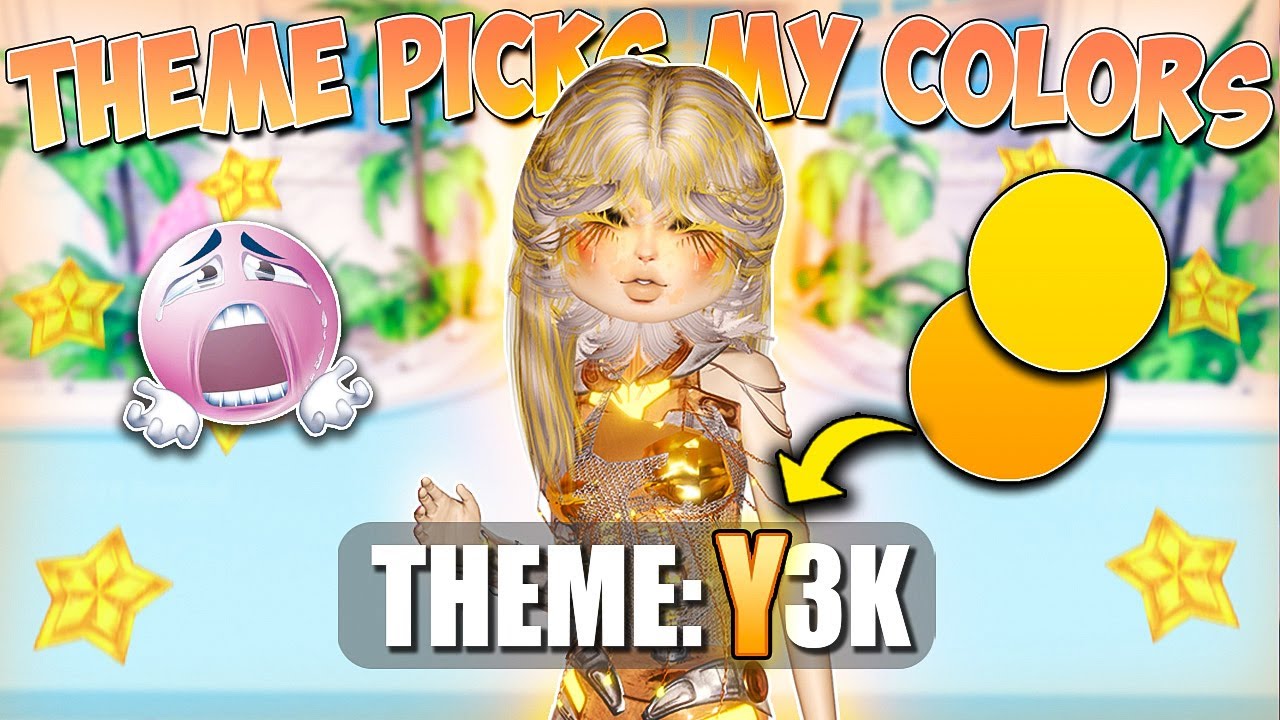 The Theme *PICKS MY COLORS* In Dress To Impress! (Roblox)
