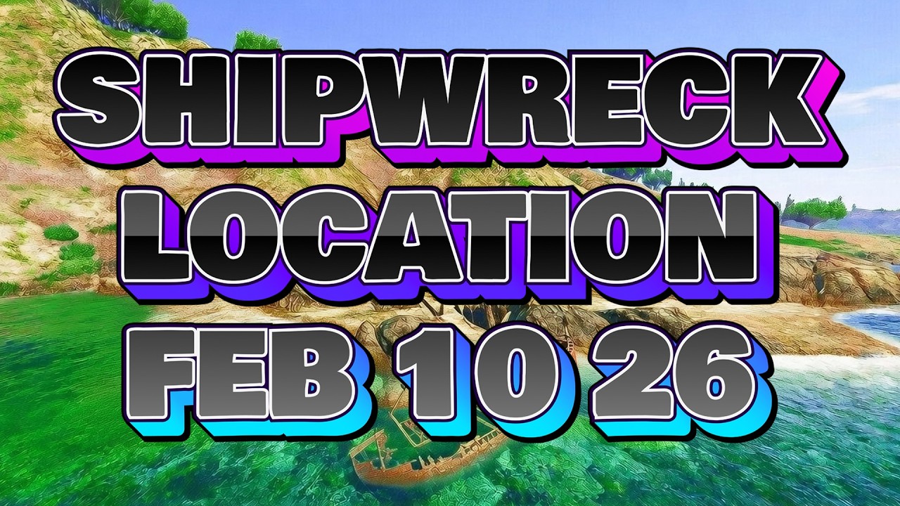 Shipwreck Location Today February 10 2026 GTA Online | GTA Online daily shipwreck  location