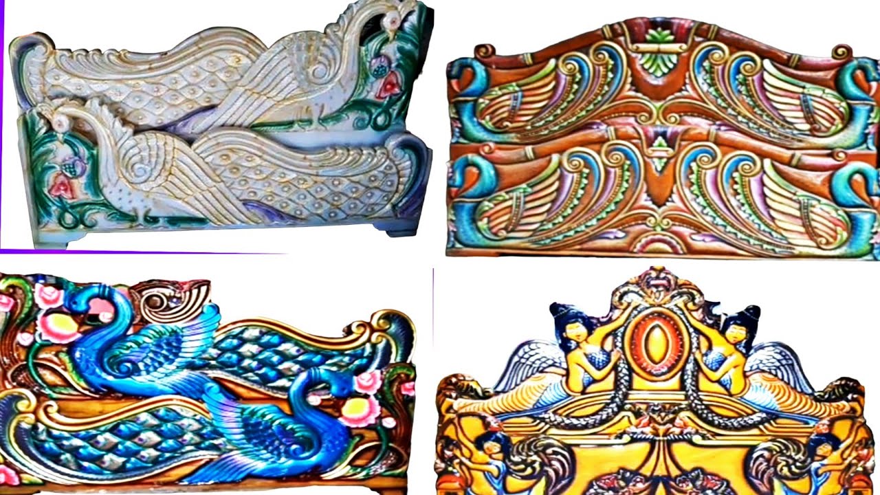 Colouring Bolish Khat Wooden PU polish bed 2023