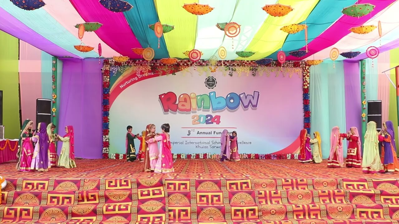 Mesmerizing Dance on 'Charkha Mera Rangla' | Rainbow 2024 Annual Function – Day 1