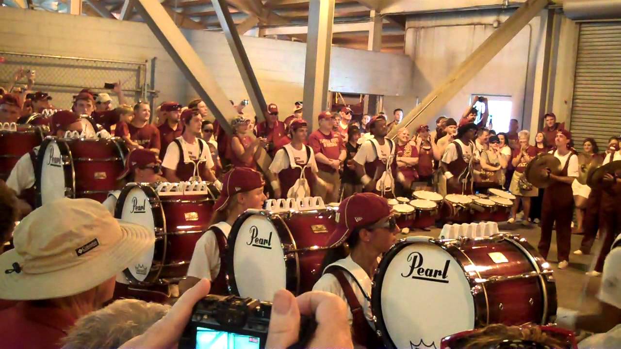 FSU's Marching Chiefs entering the stadium & Big 8 playing under the stadium ♫ Sep 15, 2012