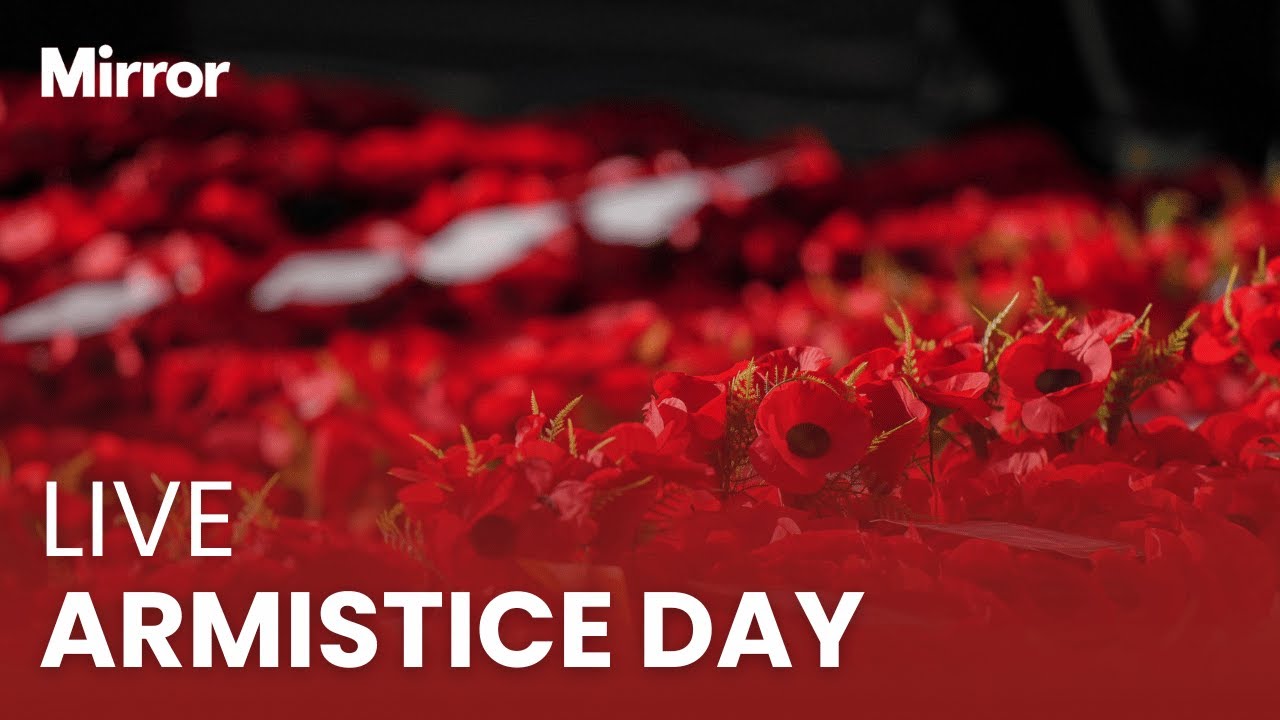 LIVE: Armistice Day service at the Cenotaph