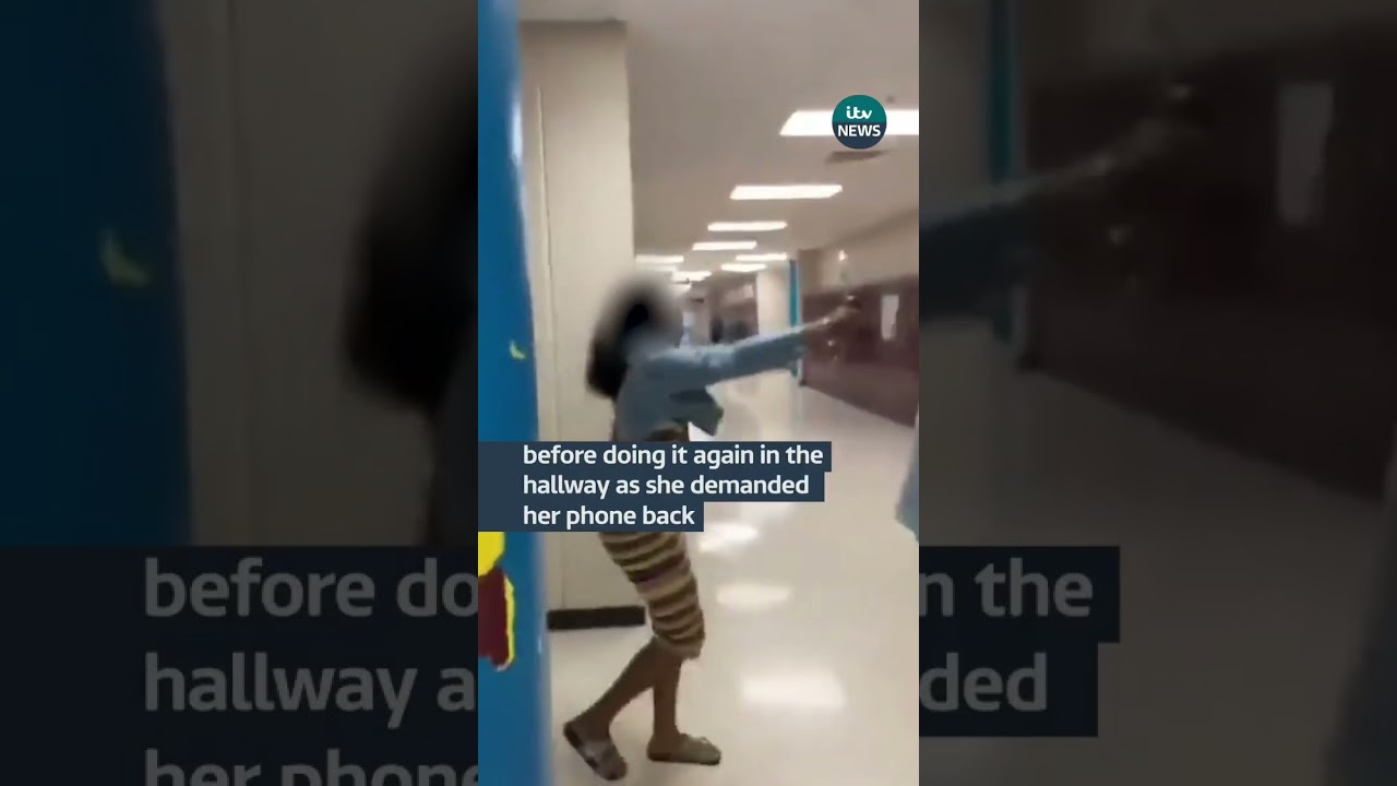 Teacher takes away student&rsquo;s phone #itvnews #school