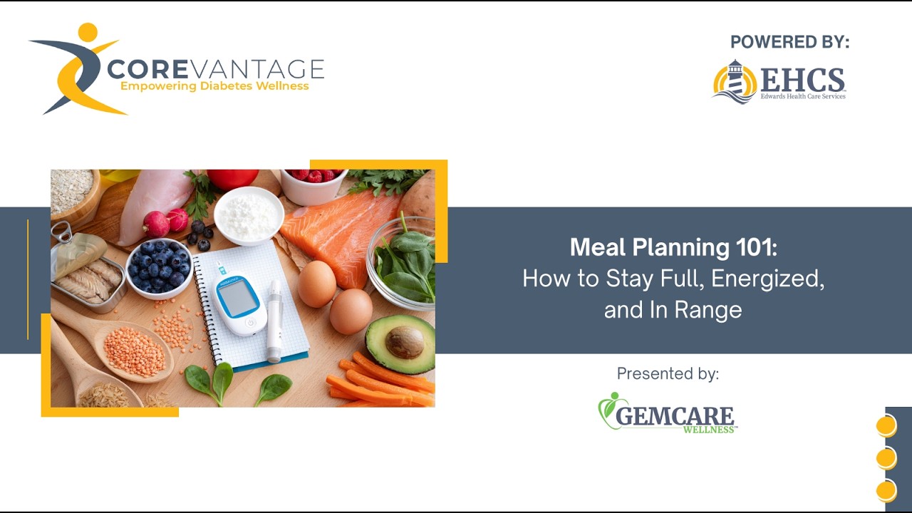 CoreVantage Webinar: Meal Planning 101 - How to Stay Full, Energized, and In Range