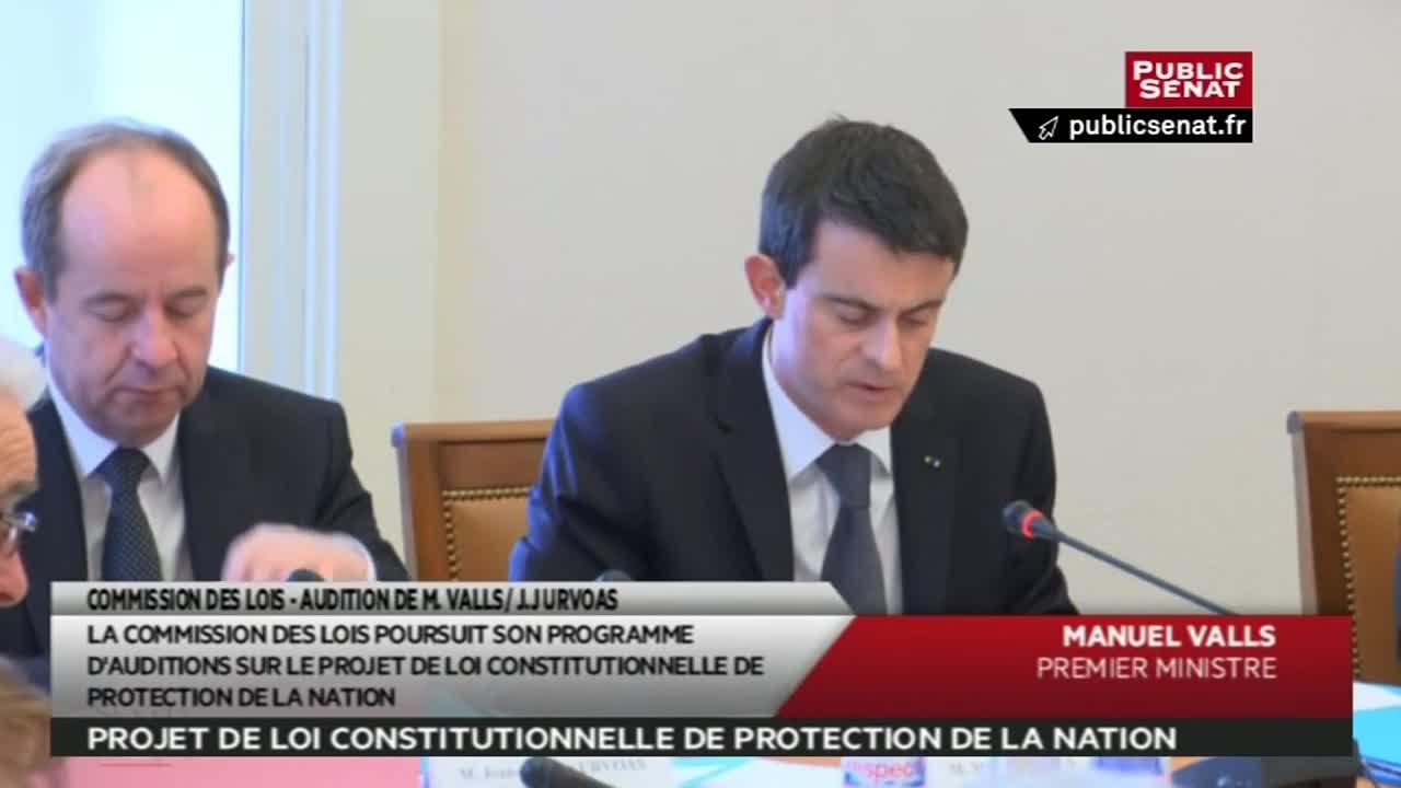 Audition de Manuel Valls et de Jean-Jacques Urvoas - Les matins du S&eacute;nat (08/03/2016)