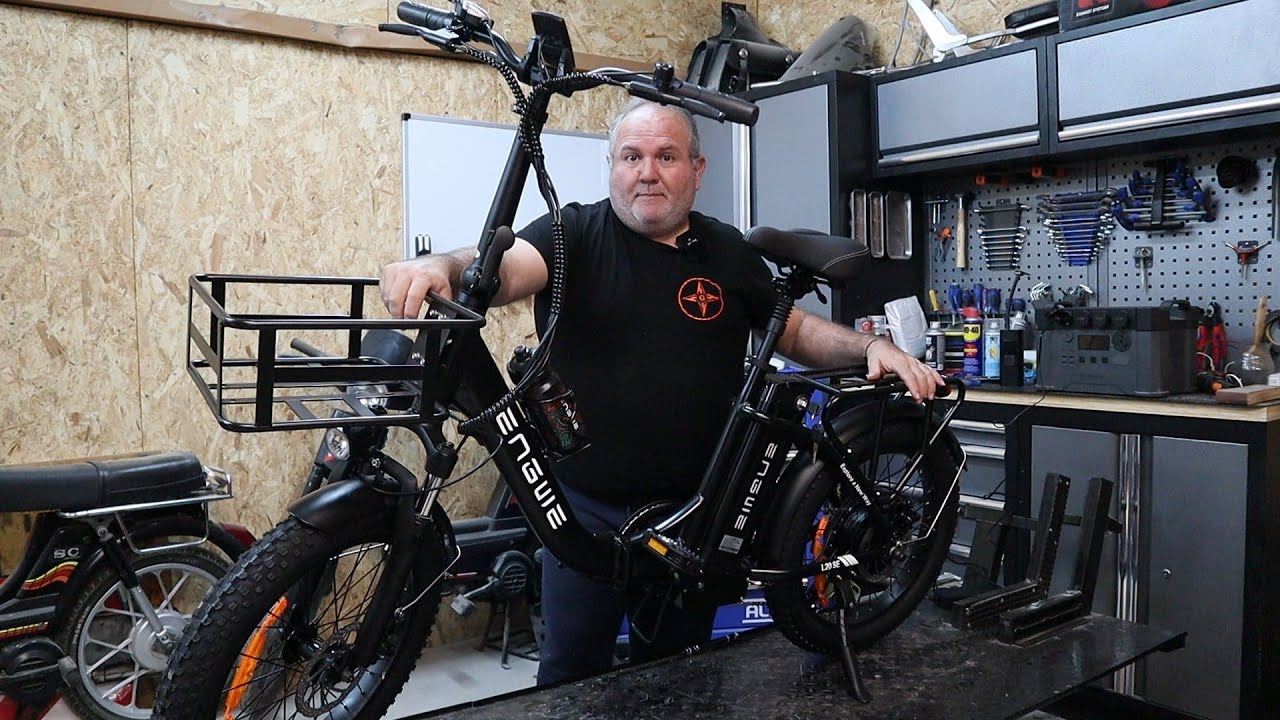 ENGWE L20 SE  / la BICI ELECTRICA PLEGABLE mas ligera  / GINESSOT
