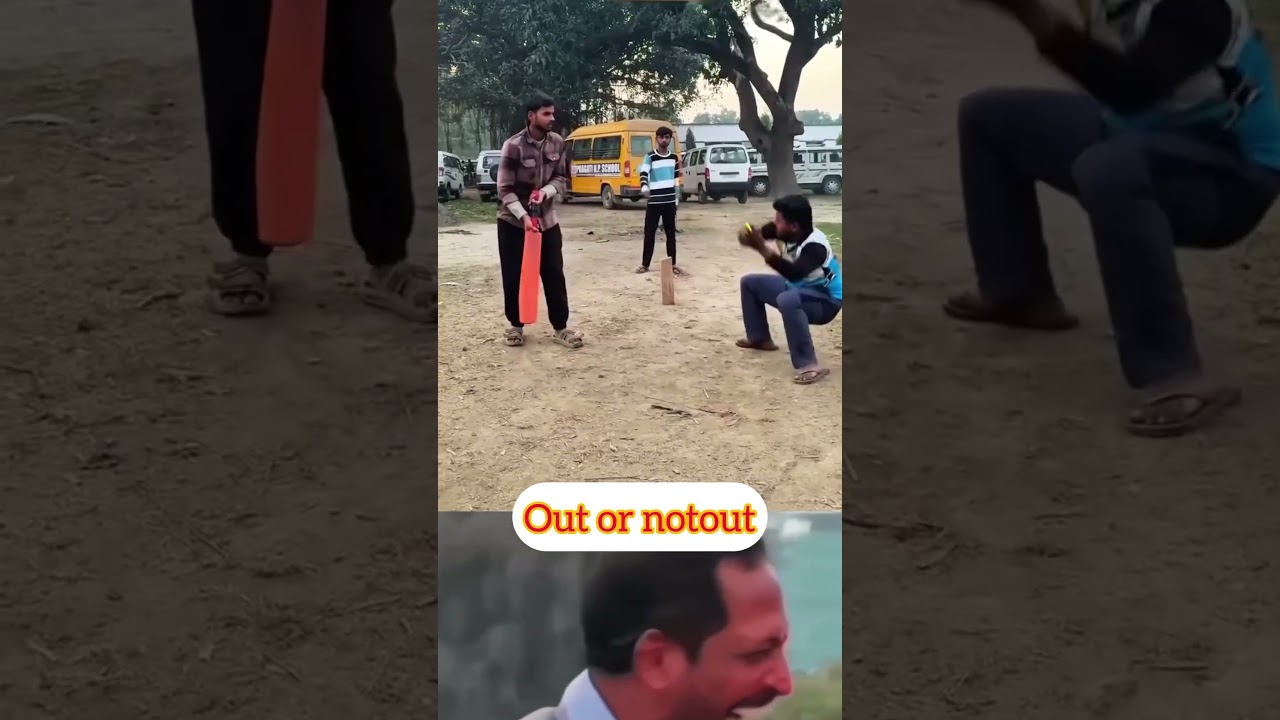 Out or Not Out? 😂 Cricket&rsquo;s Funniest Confusion Ever! #cricket #funny #viral #unitedstates