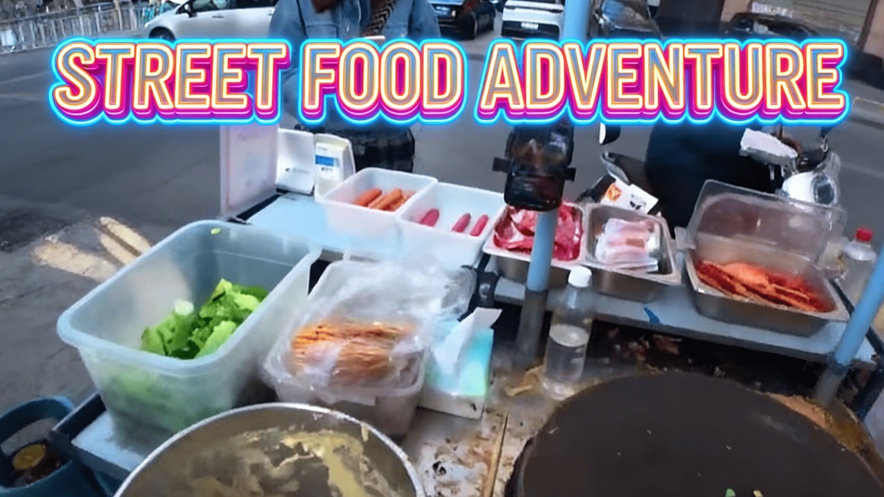Street stall selling crispy egg pancakes – reliable profitable street food business