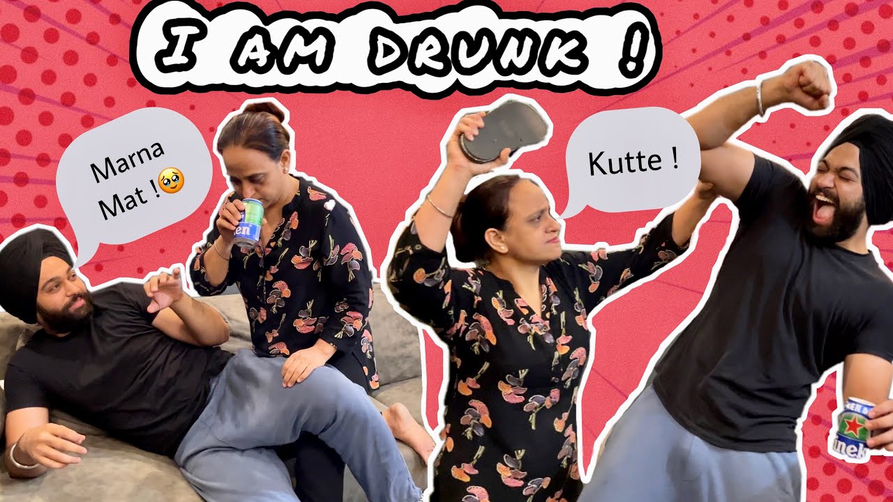 DRUNK PRANK on MOM !! || *bohot mara mom ne 😂