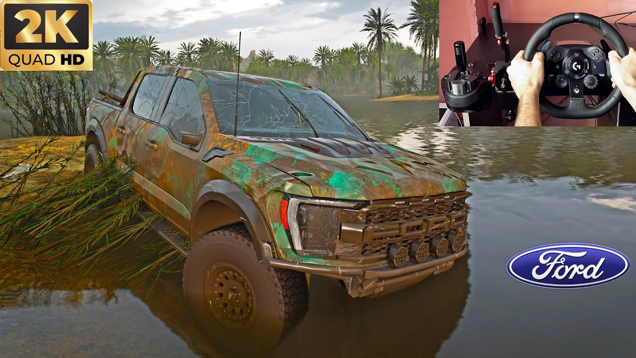 Rebuilding Ford F-150 Raptor R | Forza Horizon 5  Steering Wheel Gameplay