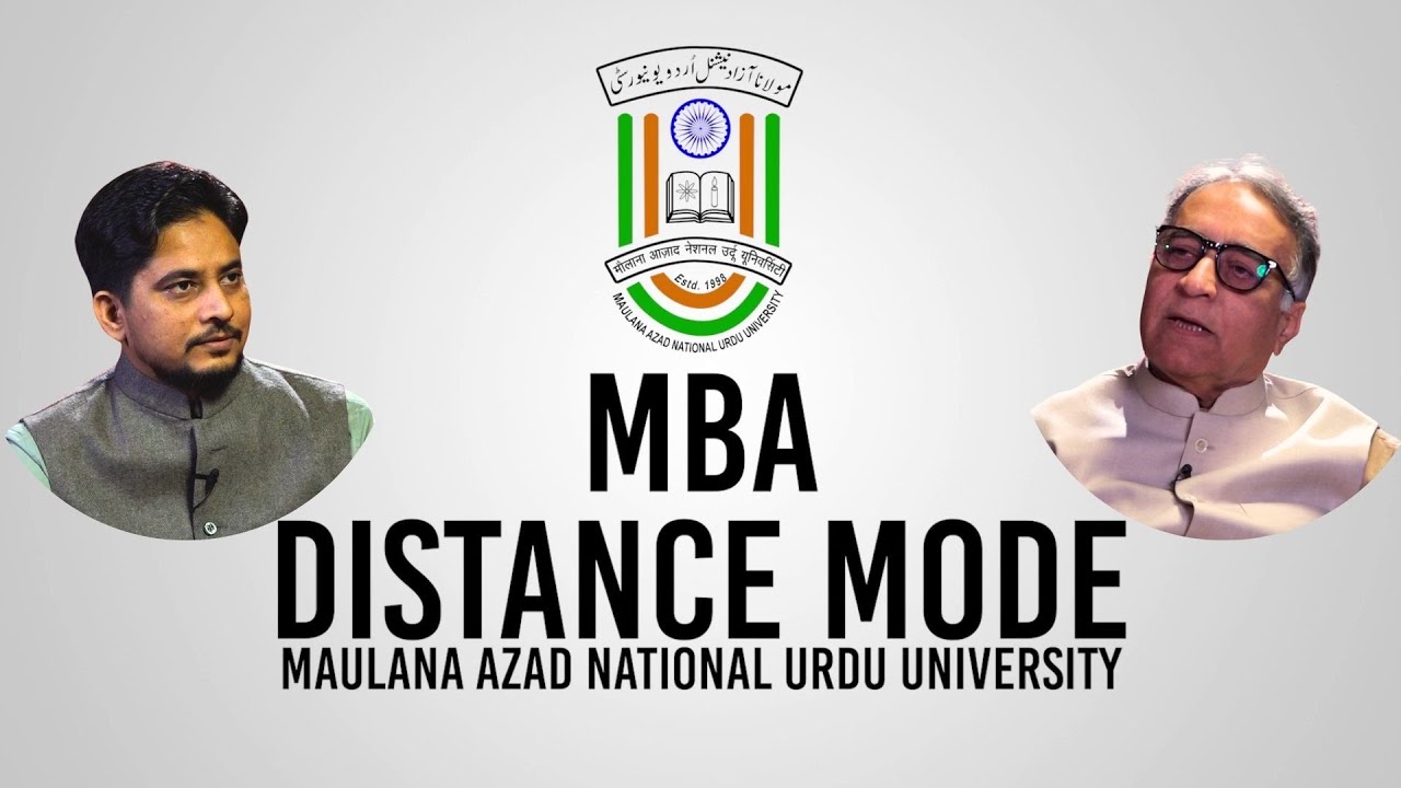 MBA | Distance mode | Urdu Medium | CDOE | MANUU