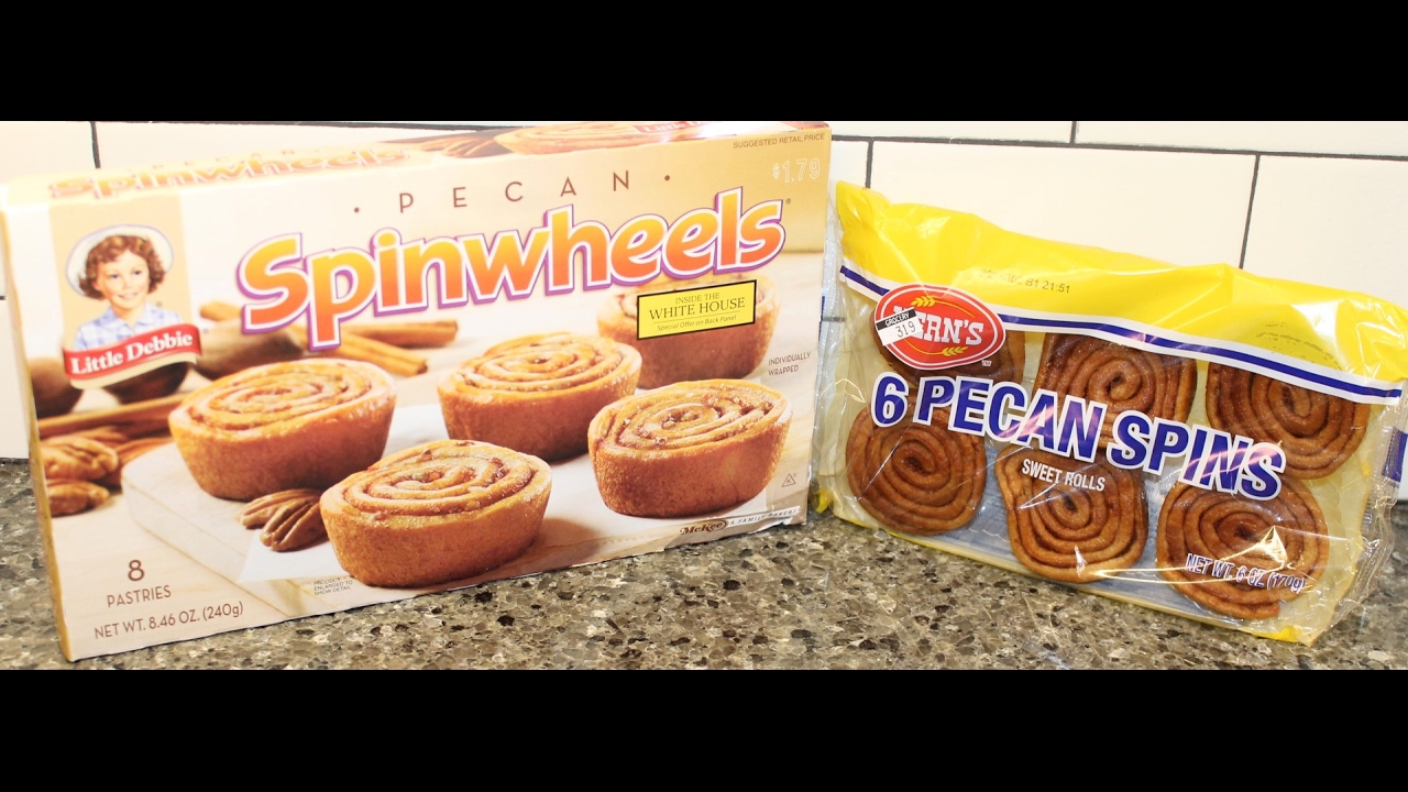 Little Debbie Pecan Spinwheels vs Kern’s Pecan Spins Blind Taste Test