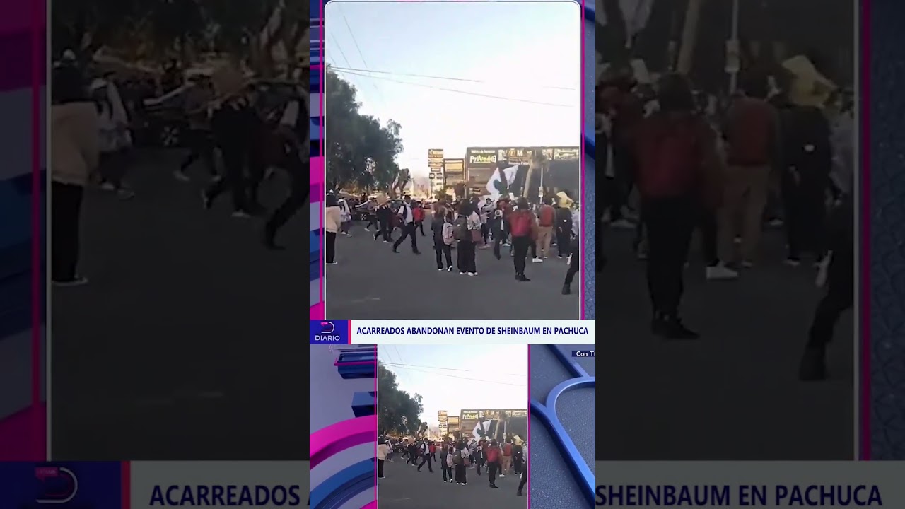 #LatinusDiario. Acarreados en evento de Sheinbaum se van antes de que finalizara. #Latinus