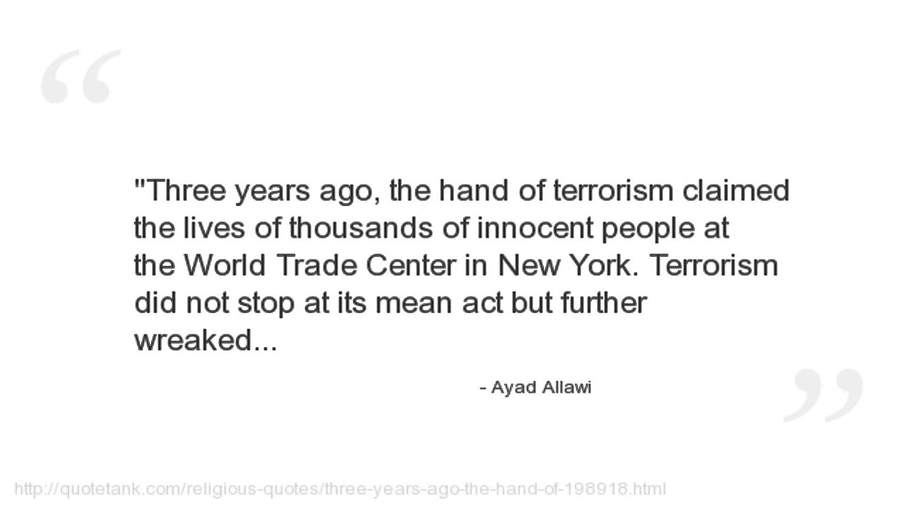 Ayad Allawi Quotes