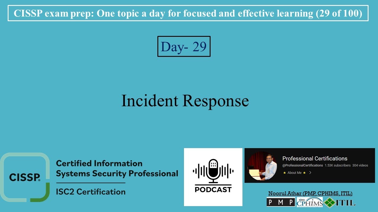 CISSP Exam Prep -029 | Incident Response | 📗