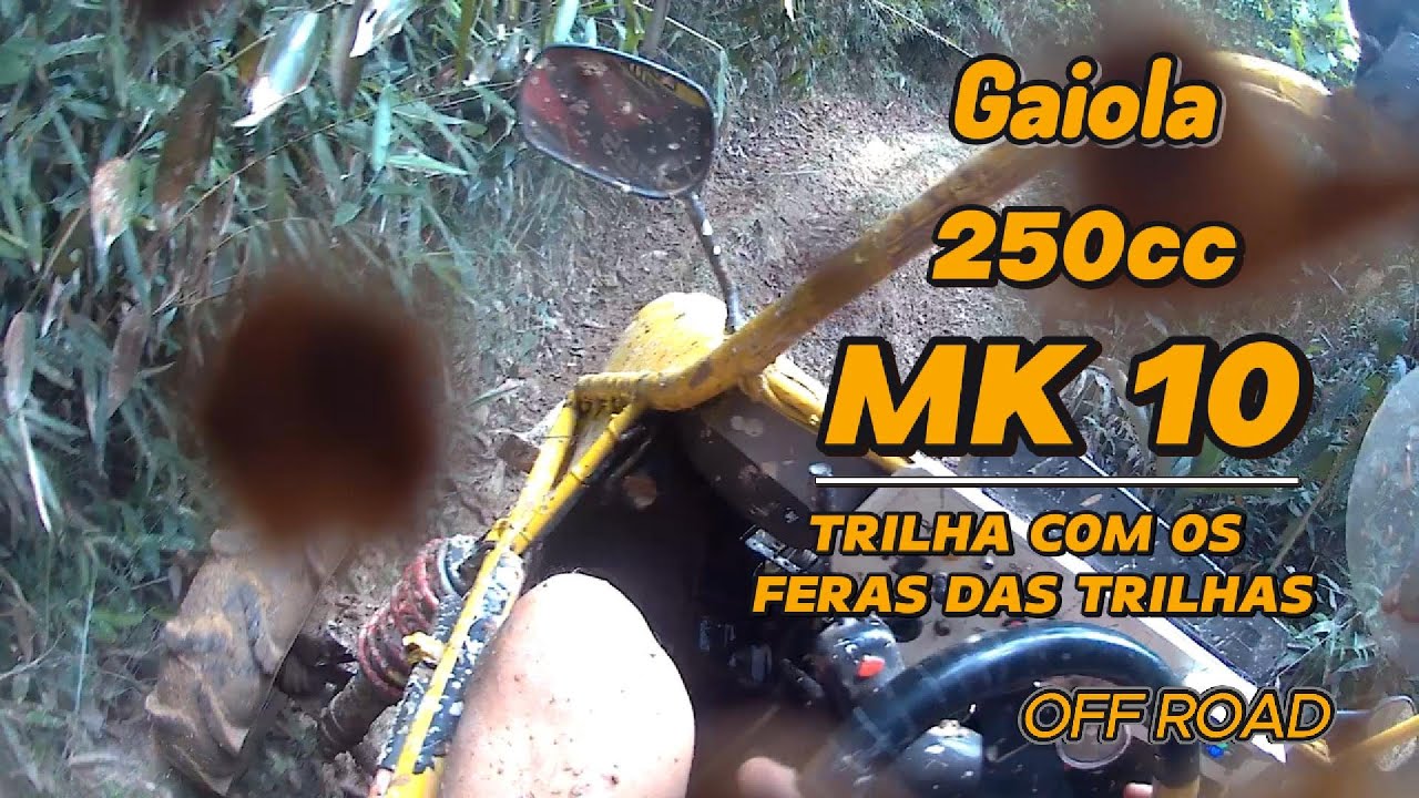 TRILHA COM OS FERAS DAS TRILHAS - GAIOLAS 250cc, AP TURBO, QUADRI e TR4