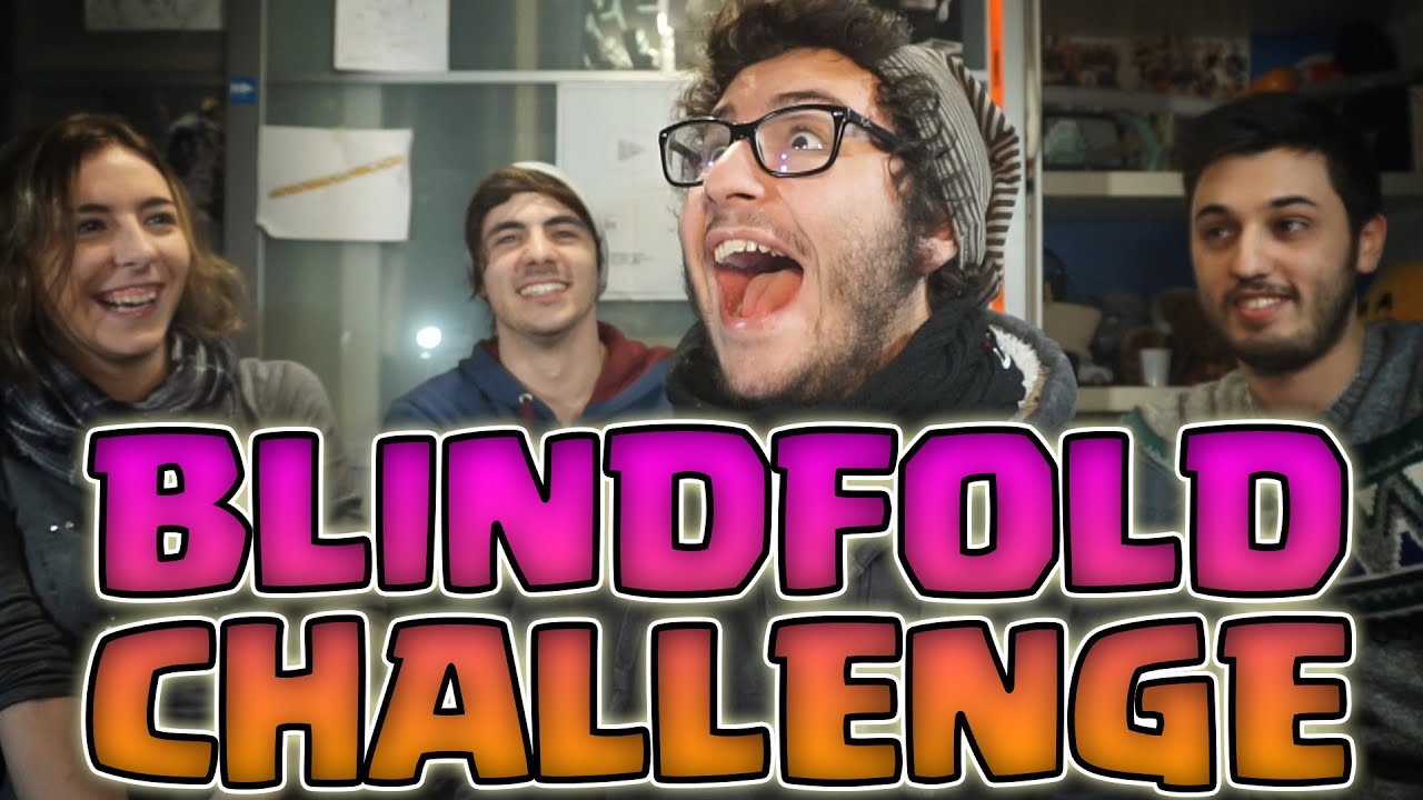 MANGIO MERDA E CIBO PER GATTI ?! - BLINDFOLD CHALLENGE W/ ErenBlaze KeNoia TheMark