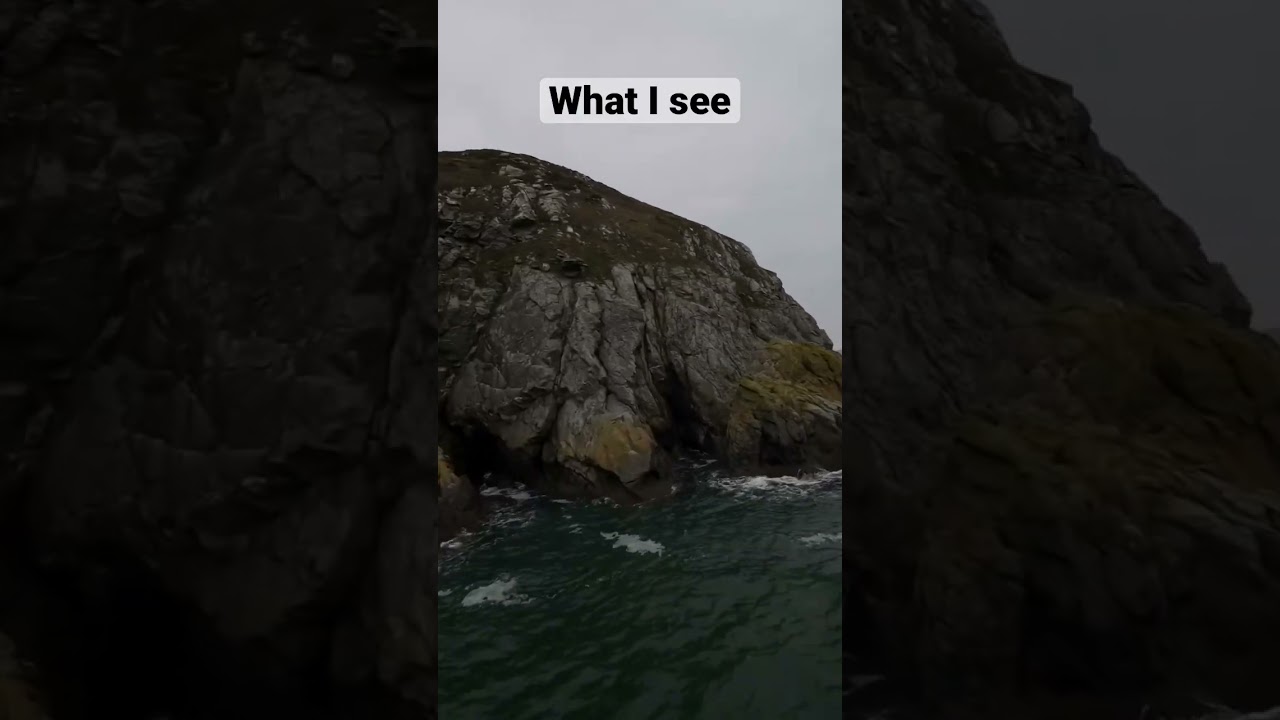 Almost crashed my drone in the cliffs! #drone #fpv #fpvdrone #ireland #travelinspiration #djidrone