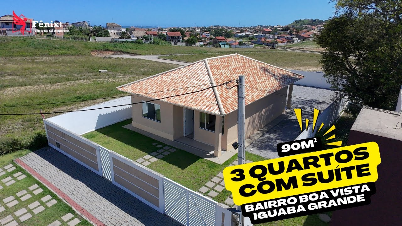 Casa Modelo Exclusiva em Iguaba Grande: 90m², 3 Quartos e uma Oportunidade Única! 🏡🌅